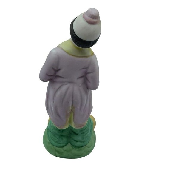 Vintage Flambro Clown Figurine  Ceramic With Accordion - Picture 3 of 8